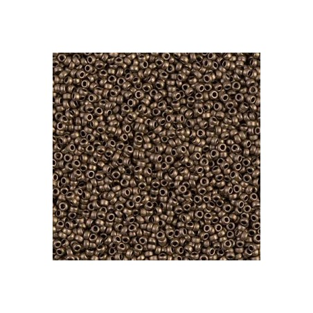 R15-2006 Rocailles 15/0 Metallic Mat Dark Bronze (DB322) (x5gr)