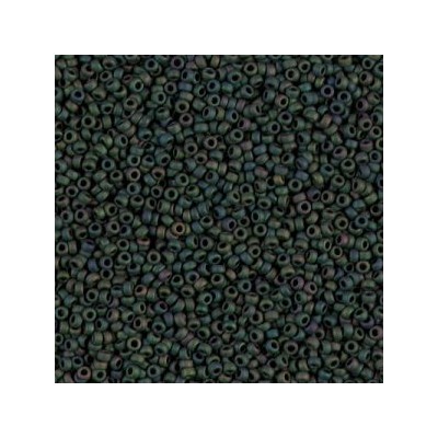 R15-2066 Rocailles 15/0 Metallic Mat Teal Iris (DB327) (x5gr)