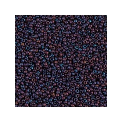 R15-2005 Rocailles 15/0 Metallic Mat Dark Raspberry Iris (DB0311) (x5gr)