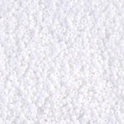 R15-0402F Rocailles 15/0 Opaque White Mat (DB0351) (x5gr)