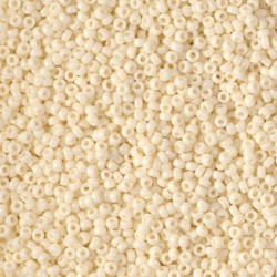 R15-0491 Rocailles 15/0 Opaque Ivory (x5gr)