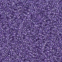 R15-1531 Rocailles 15/0 Sparkling Purple Lined Crystal (DB906) (x5gr)