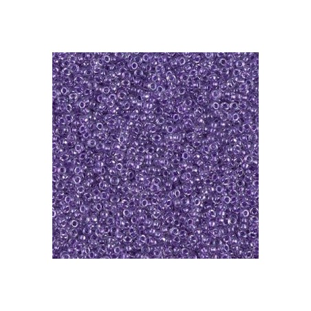 R15-1531 Rocailles 15/0 Sparkling Purple Lined Crystal (DB906) (x5gr)
