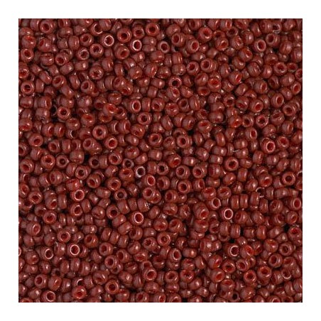 R15-4470 Rocaille 15/0 Duracoat Opaque Maroon DB2120 (x5gr)