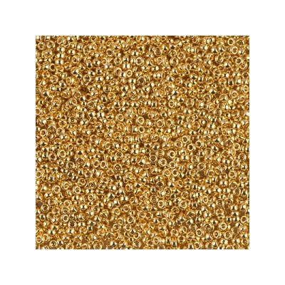 R15-0191 Rocailles 15/0 24kt Gold Plated (DB031) (x5gr) R15-0191 Rocailles 15/0 24kt Gold Plated (DB031) (x5gr)