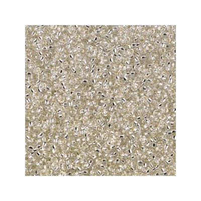 R15-0001 Rocailles 15/0 Lined Crystal (DB041) (x5gr) R15-0001 Rocailles 15/0 Lined Crystal (DB041) (x5gr)