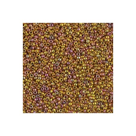 R15-0199 Rocailles 15/0 24kt Gold Iris (x5gr)