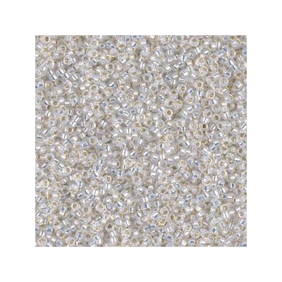 R15-0551 Rocailles 15/0 Gilt Lined Opal (DB221) (x5gr) R15-0551 Rocailles 15/0 Gilt Lined Opal (DB221) (x5gr)