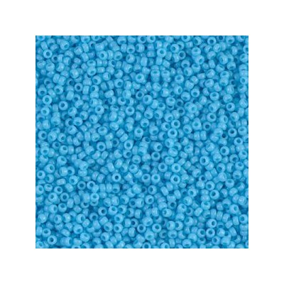 R15-0413 Rocailles 15/0 Opaque Turquoise Blue (x5gr)