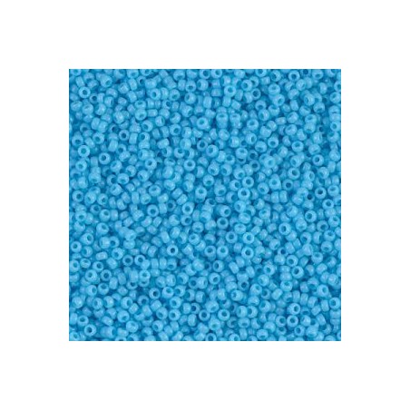 R15-0413 Rocailles 15/0 Opaque Turquoise Blue (x5gr)