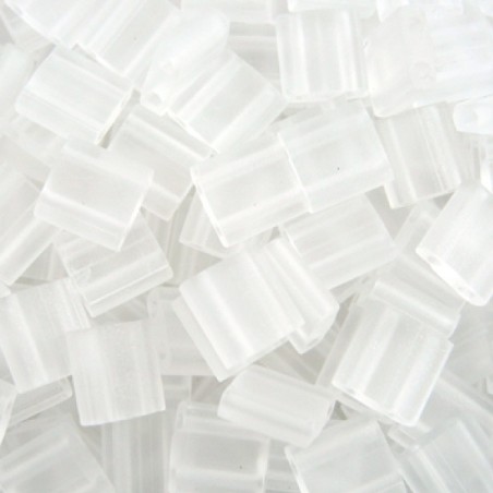 TL-0131FR Tilas Bead 5mm Transparent Crystal AB Mat (DB851) (x5gr)