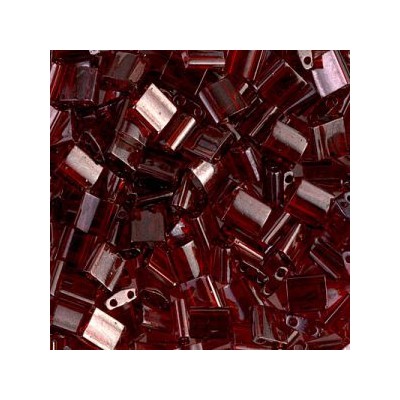 TL-0304 Tilas Bead 5mm Garnet Gold Luster (DB105) (x5gr)