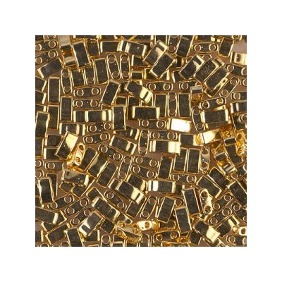 TLH0191 Tila 1/2 Cut 24KT Gold Plated (x1gr)