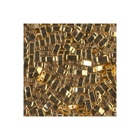 TLH0191 Tila 1/2 Cut 24KT Gold Plated (x1gr)