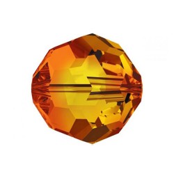 Rondes 8mm Fire opal (x4)