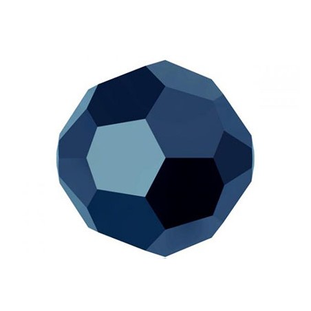 Rondes 8mm Crystal Metallic Blue (x4)