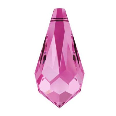 Goutte Rose 11x5.5mm (x1) Goutte Rose 11x5.5mm (x1)