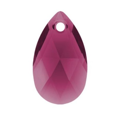 Pendentif poire 6106 28mm Ruby (x1)