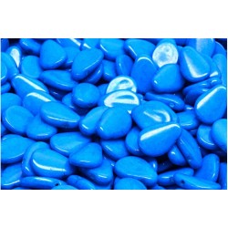 Anemone Petal 8x11mm Intense Blue (x10)