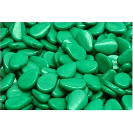 Anemone Petal 8x11mm Intense Emeraude (x10)