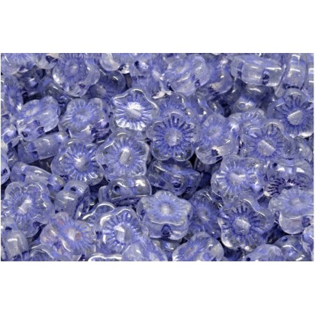Fleur 10x10mm Violet (x10)