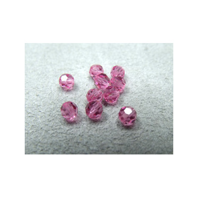 Ronde Swarovski 5000 4mm Rose (x10)