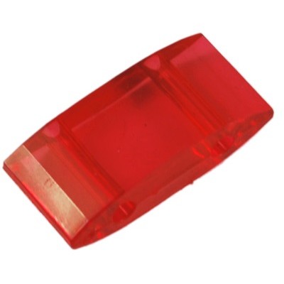 Perle Carrier synthétique plate 18x9mm - Light Siam (x10) Perle Carrier synthétique plate 18x9mm - Light Siam (x10)