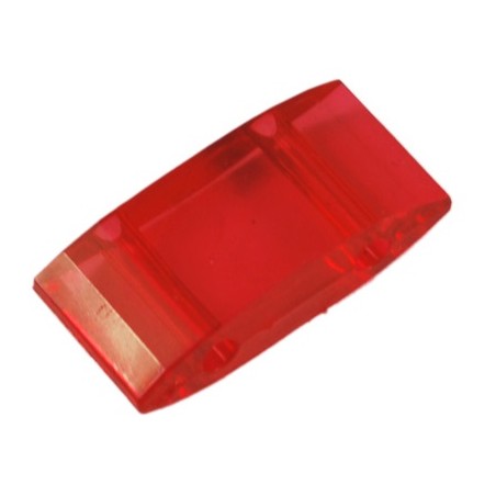 Perle Carrier synthétique plate 18x9mm - Light Siam (x10)