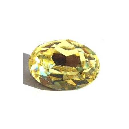Cabochon oval 4120 18x13mm Jonquille (x1)