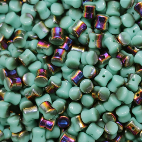 Pellet (Diabolo) 4x6mm Opaque Jade Sliperit (x50)