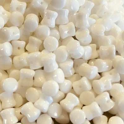 Pellet (Diabolo) 4x6mm Opaque White (x50)