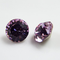 Cabochon rond SS39 8mm Violet (x1)