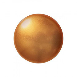 Cabochon Verre 18mm Gold Pearl (X1)