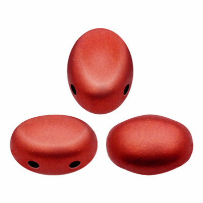 Perles Samos® par Puca® 5x7mm Red Metallic Mat (x5gr) Perles Samos® par Puca® 5x7mm Red Metallic Mat (x5gr)
