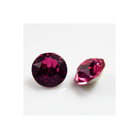Cabochon rond SS39 8mm Fuchsia (x1)