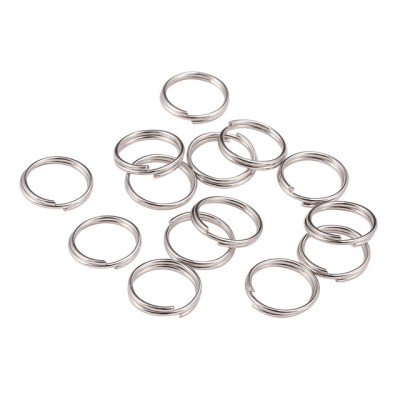 Anneaux Doubles Vieil Argent 6mm (x10gr)