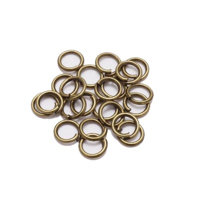 Anneaux Bronzes 4mm (x50) Anneaux Bronzes 4mm (x50)