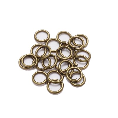 Anneaux Bronzes 4mm (x50)