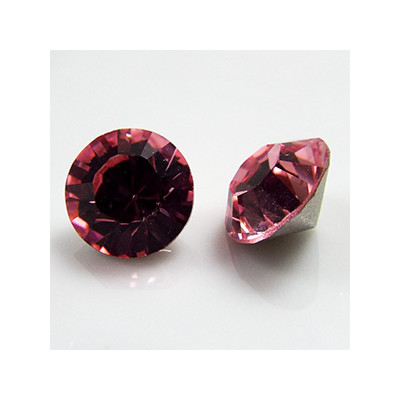 Cabochon rond SS39 8mm Light Rose (x1) Cabochon rond SS39 8mm Light Rose (x1)