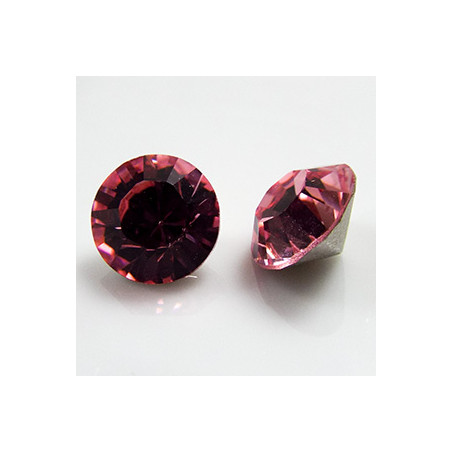Cabochon rond SS39 8mm Light Rose (x1)