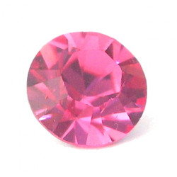 Cabochon rond SS39 8mm Rose (x1)