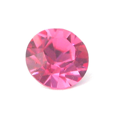 Cabochon rond SS39 8mm Rose (x1)