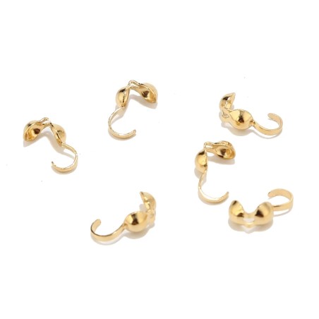 Caches noeuds 4mm Dorés (x10)