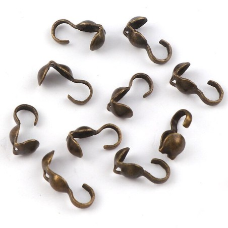 Caches noeuds 4mm Bronzes (x10)