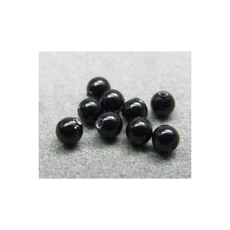 Perle ronde nacrée Swarovski 3mm Mystic Black (x20)