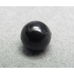 Perle ronde 8mm nacrée Swarovski Mystic Black (x5)
