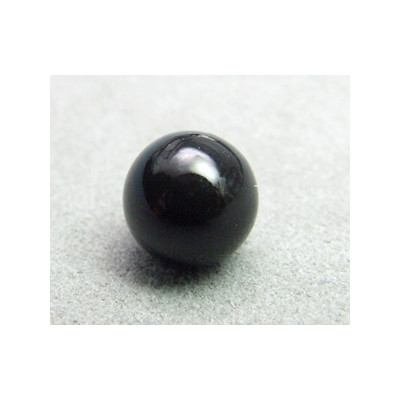 Perle ronde nacrée Swarovski 10mm Mystic Black (x1)