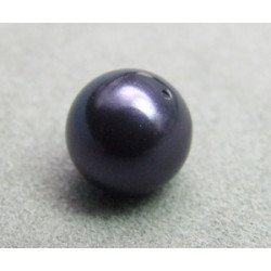Perle ronde nacrée Swarovski 10mm Dark Purple (x1)