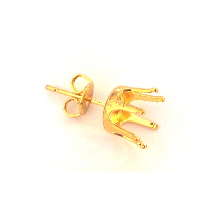 Boucle Strass 1028 SS39 Or 8mm(X2)