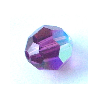 Rondes 8mm Amethyst Ab (x4)